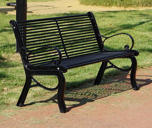 不锈钢公园长椅
