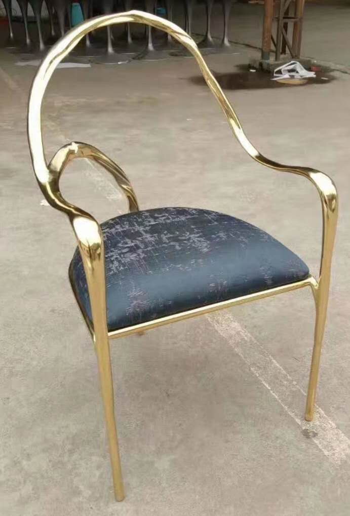 不锈钢靠背椅