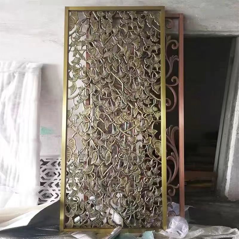 镀金屏风