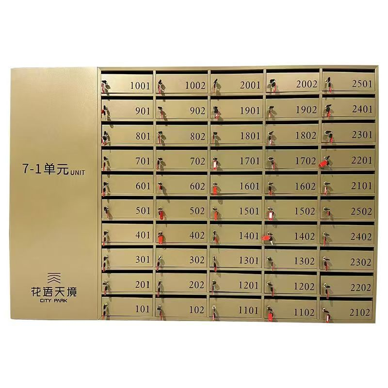 镀金金属柜子
